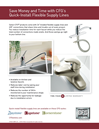 CFG Quick-Install Flexible Supply Lines Sell Sheet