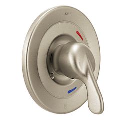 Brushed nickel shower only