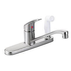 Cornerstone One Handle Kitchen with Spray In Deck