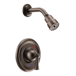 Old world bronze cycling shower only