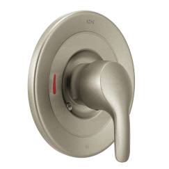Brushed nickel shower only