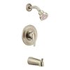 Brushed nickel tub/shower