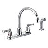 Two Handle High Arc Kitchen Faucet,