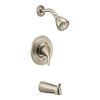 Brushed nickel cycling tub/shower